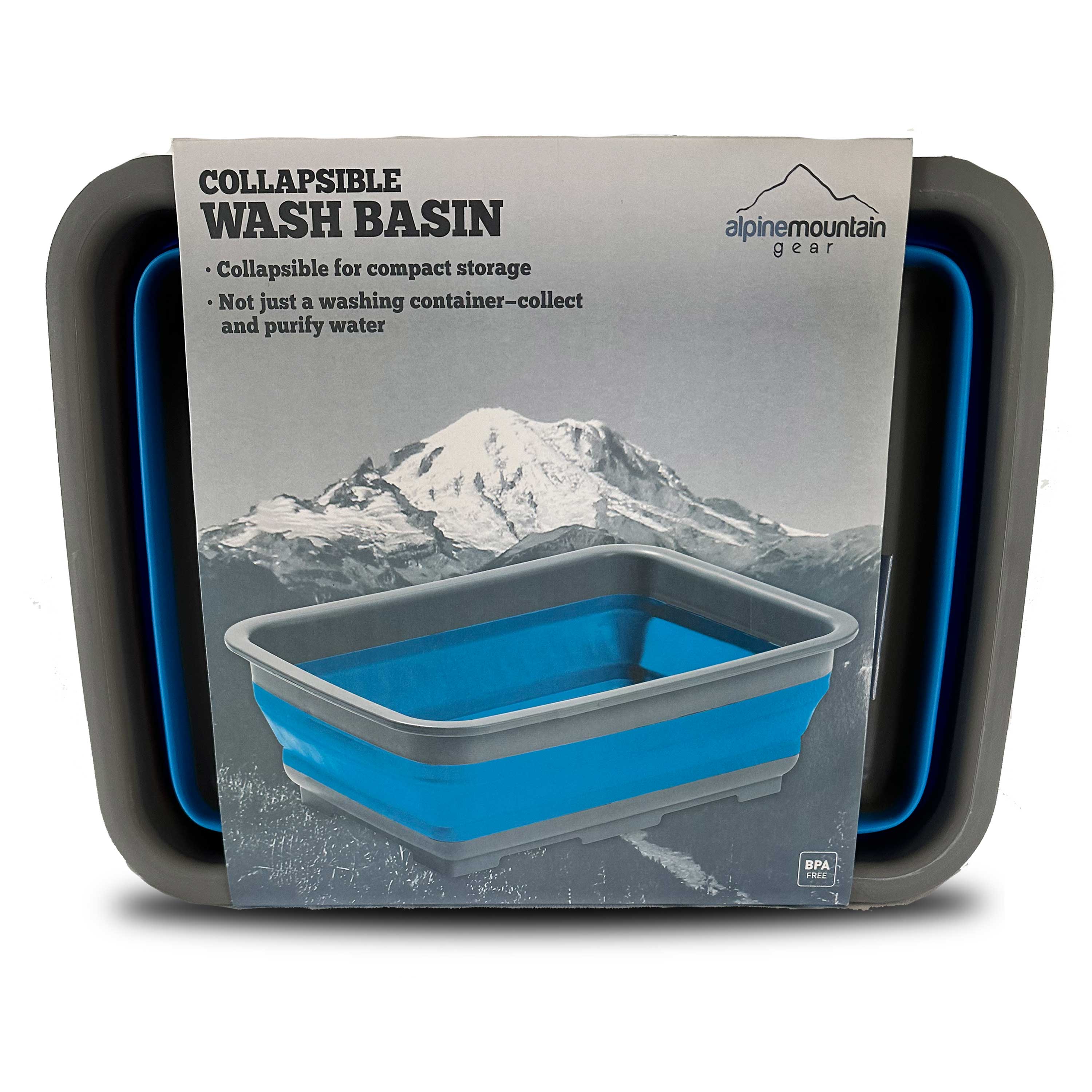 Collapsible Washing Container - Blue